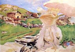 In the Simplon Pass - John Singer Sargent Oil Painting
