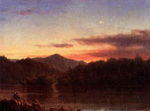The Evening Star -   Frederic Edwin Church Oil Painting