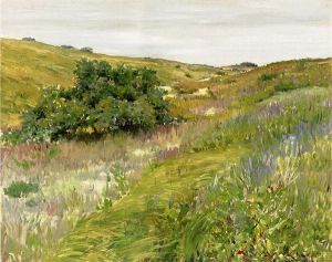 Landscape, Shinnecock Hills - William Merritt Chase Oil Painting