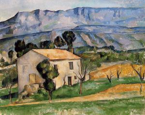 Houses in Provence, near Gardanne - Paul Cezanne Oil Painting