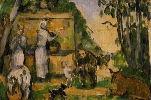The Fountain II - Paul Cezanne Oil Painting