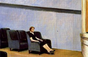 Intermission -   Edward Hopper Oil Painting