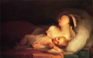 Mother and Child - Thomas Sully Oil Painting