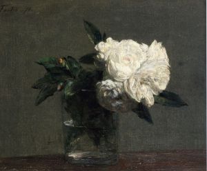 Roses 11 -  Henri Fantin-Latour Oil Painting