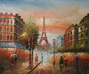 Salut To A New Day In France - Oil Painting Reproduction On Canvas