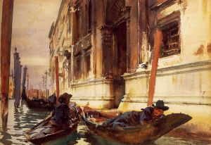 Gondolier's Siesta - John Singer Sargent Oil Painting
