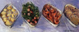 Hors d\'Oeuvre -   Gustave Caillebotte Oil Painting