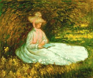 Camile Reading - Oil Painting Reproduction On Canvas