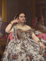 Mme. Moitessier, 1856 - Oil Painting Reproduction On Canvas