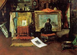 The Tenth Street Studio II -  William Merritt Chase Oil Painting