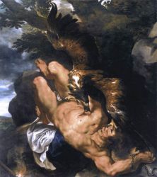 Prometheus Bound -   Peter Paul Rubens Oil Painting