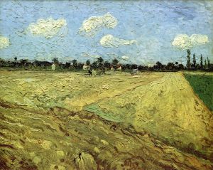 Plowed Field -   Vincent Van Gogh Oil Painting