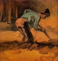 Man Digging - Vincent Van Gogh Oil Painting