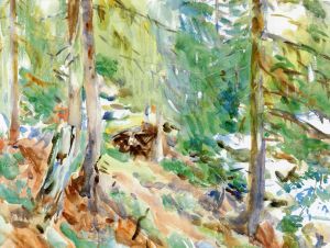 Val D\'Aosta, Purtud -  John Singer Sargent Oil Painting