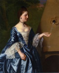 Mrs. Alice Hooper - Oil Painting Reproduction On Canvas