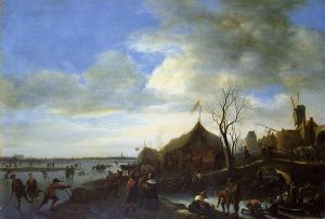 Winter Landscape -   Jan Steen Oil Painting