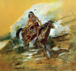 The Crow Scout - Charles Marion Russell Oil Painting