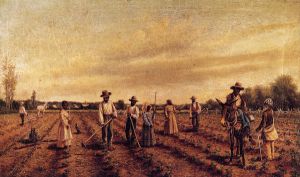 Hoeing Cotton -   William Aiken Walker Oil Painting