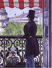 The Man on the Balcony II - Gustave Caillebotte Oil Painting