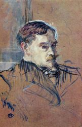 Romain Coolus -   Henri De Toulouse-Lautrec Oil Painting