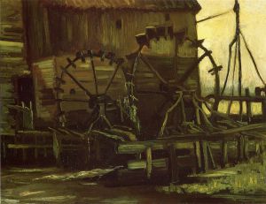 Water Wheels of Mill at Gennep -  Vincent Van Gogh Oil Painting