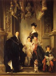 The Marlborough Family -   John Singer Sargent oil painting