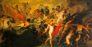 The Council of the Gods -   Peter Paul Rubens oil painting