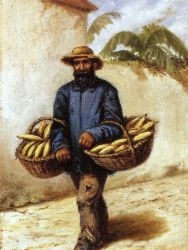 Banana Peddler of Greenville, Mississippi -  William Aiken Walker oil painting