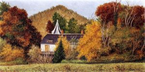 Autumn Scene in the North Carolina Mountains - William Aiken Walker Oil Painting