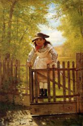 The Tomboy - John George Brown Oil Painting