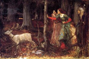 The Mystic Wood - John William Waterhouse Oil Painting