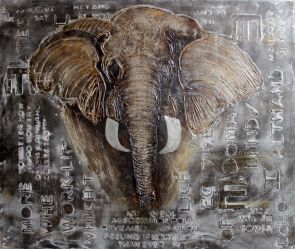 Decorative Elephant painting