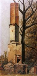 Ruins, Arden Park Lodge -  William Aiken Walker Oil Painting