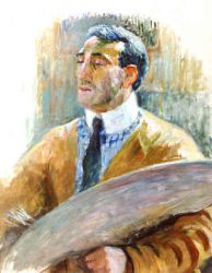 Self Portrait - Francois Brunery Oil Painting