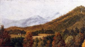 Wooded Mountain Scene in North Carolina -  William Aiken Walker Oil Painting