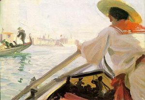 In my Gondola - Anders Zorn Oil Painting