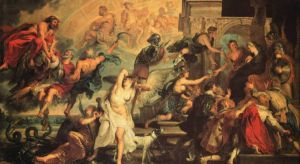 The Apotheosis of Henry IV and the Proclamation of the Regency of Marie de Medicis on May 14, 1610 - Peter Paul Rubens oil painting