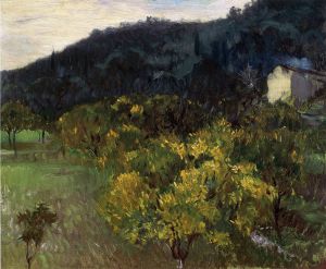 Landscape near Grasse -   John Singer Sargent Oil Painting