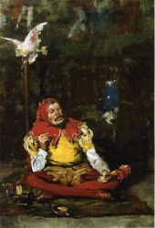 The King\'s Jester -  William Merritt Chase Oil Painting