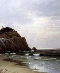 Cloudy Day, Great Head - Alfred Thompson Bricher Oil Painting