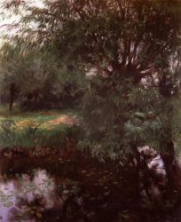 A Backwater at Wargrave - John Singer Sargent Oil Painting