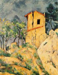 The House with Cracked Walls - Paul Cezanne Oil Painting
