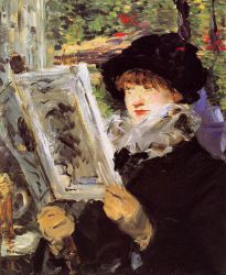 Reading II - Oil Painting Reproduction On Canvas