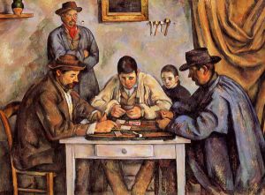 The Card Players -   Paul Cezanne Oil Painting