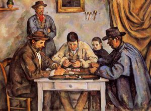 The Card Players - Paul Cezanne Oil Painting