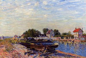 The Loing at Saint-Mammes VI - Oil Painting Reproduction On Canvas