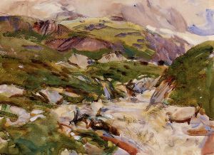 The Simplon II - John Singer Sargent Oil Painting