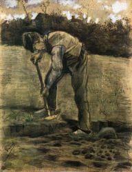 A Digger - Vincent Van Gogh Oil Painting