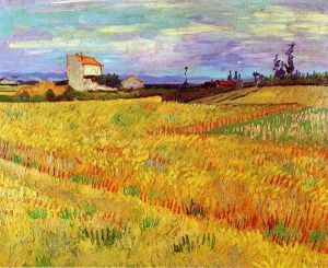 Wheat Field with Sheaves II -  Vincent Van Gogh Oil Painting