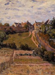 The Rising Path -  Alfred Sisley Oil Painting